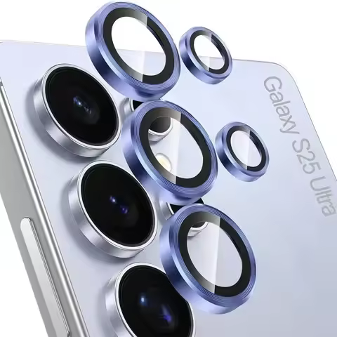 Metal Ring HD Camera Lens Protector Cover Flim For Samsung S25 FE Edge S24/23 Ultra Plus Anti-scratc