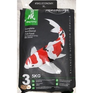 Aquadine Economy XL 5kg Koi Fish Feed Food Pond Makanan Ikan Kolam