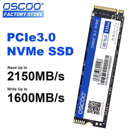 OSCOO SSD M2 512GB NVME SSD 128GB 256GB ssd M.2 2280 PCIe Hard Drive Disk Internal Solid State Drive