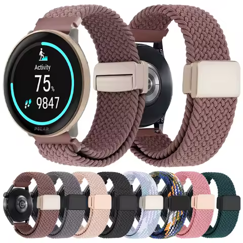20mm 22mm Nylon Loop WatchStrap for POLAR VANTAGE M3 M2 V3 Sport Braided Bracelet POLAR IGNITE 3 2/U