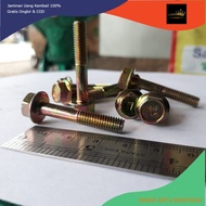 RATU FLANGE BOLT M6X35 / HAT BOLT M6