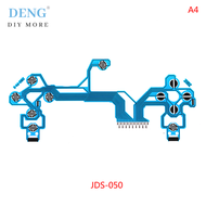 Deng สำหรับ PS4 DS4 Pro Slim Controller ฟิล์มนำไฟฟ้าสีฟ้า JDS 050 040 030 010