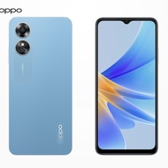 oppo handphone a17 ram 4/64gb - blue