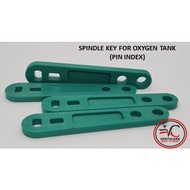 SPINDLE KEY FOR OXYGEN CYLINDER (PIN INDEX)