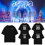 AESPA shirt with Karina Winter Giselle NingNing printed shirt / AESPA merch shirt