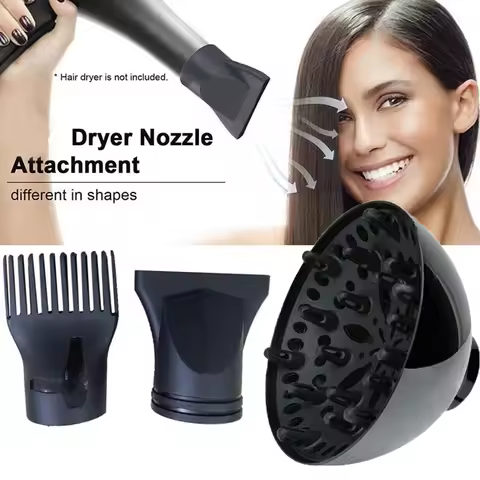 Universal Curling Hair Dryer Air Nozzle Professional Hair Straightener Dryer Nozzle Diffuser Wind Bl
