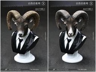 【史派克工廠】結單預購Q4 Mostoys 1/6 百獸首頭雕系列 北山羊頭雕2.0 MS2303AB 共2款 0807