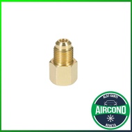 ADAPTER GAS TONG Kepala Besar Ke Kecil Hose R134a R134 R-134A (F 1/2" X M 1/4") ACK