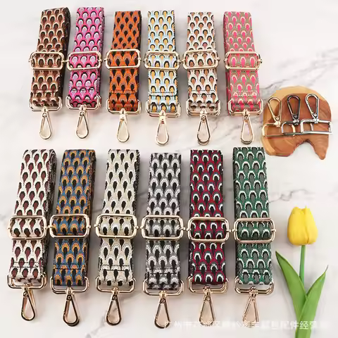 3.8CM Wide Bags Strap For Womens Crossbody Shoulder Bags Straps Replacement Ajust Lenght 75-145 CM N