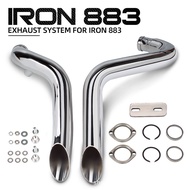 Harley Exhaust Pipe VH Straight Out Exhaust Pipe 883 1200 48 XL883N Exhaust Pipe X48 Short Exhaust P