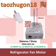 Daewoo Sharp ODM-001F-81 DC 12V Refrigerator Fan Motor Peti Sejuk Kipas SJ-X66XT-SL SJ-X65XT-SL SJ-X