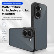 For Honor X7E X7 E X 7E HonorX7E Black Case Shockproof Transparent Clear TPU Frosted Cover Matte Cam