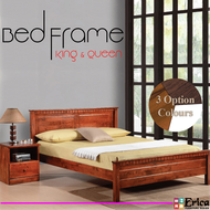 🔥FREE SHIPPING🔥 Erica 1519 Solid Wooden Bedframe/ Queen Size/ King Size/ Katil Kayu/ High Quality