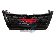 กระจังหน้า FORTUNER ทรง TRD สีดำ โลโก้ TRD ตัวใหญ่ สีแดง / FT-16-GR07 BIG RED