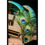 Peacock feather hat accessories, laken hat accessories, feather accessories, laken hat accessories