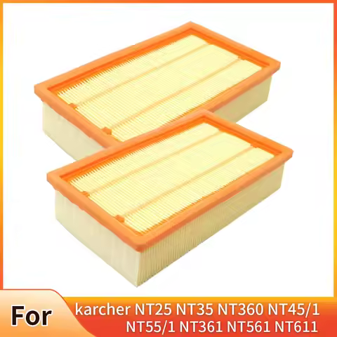 1 / 2pcs Replacements Kits Hepa Filter for karcher NT25 NT35 NT360 NT45/1 NT55/1 NT361 NT561 NT611 V