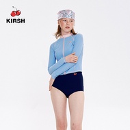 ➦ [KIRSH] ชุดการ์ดผดผื่นเชอร์รี่ตัวเล็ก ชุดว่ายน้ำสตรี ผู้หญิงเสื้อ ชุดว่ายน้ำน่ารัก RASHGUARD น่ารัก ผู้หญิงชุดว่ายน้ำ ชุดว่ายน้ำ