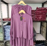 Terbaru || Yurry Set 2in1 || Setrok Rayon Terbaru || Setelan Rok Panjang Wanita Kekinian Virall || P