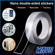 [Z151] Nano Double Tape Doubletape Duct Tape TransparentBENING 1M 2M 5M3m 2MM Thickness Reusable Wat