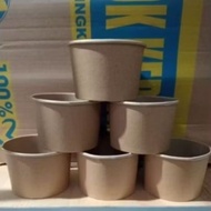 (Craft) Kraft Paper Bowl Brown Paper 360 ML 500 ML 650 ML 800 ML & Lid/Lid