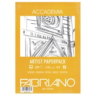Fabriano Accademia 120gsm A4 Drawing Paper Pack, 200sht, 50814120, 8001348164869 (2829112512045)