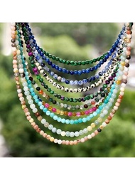 10入組彩色碧綠寶石頸圈項鍊，適用於女性