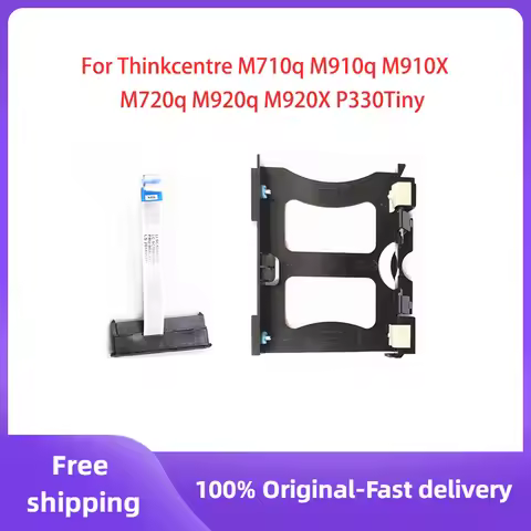 Original For Lenovo ThinkCentre M710q M720q M910q M910x M920q M920x SATA HDD Caddy Bracket & Cable 0