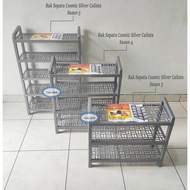 SendfastBoz- Cosmic Calista Plastic Sandal Shoe Rack 3 Tiers, 4 Tiers, 5 Tiers
