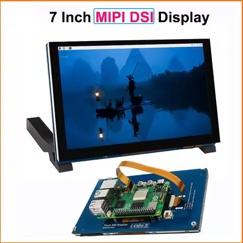Raspberry Pi 5 7 Inch IPS DSI Display 800x480 Capacitive Touch LCD Module 7" PWM Touchscreen Monitor