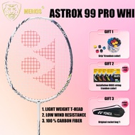 YONEX ASTROX 99 PRO WHITE Badminton racket Made in Japan carbon free bag for Lee Chong wei's