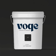 Voqe สีน้ำอะครีลิคแท้ 100% เฉดสีงาดำ 9  ลิตร สีทาบ้าน ทาอาคารพรีเมี่ยม เกรด15 ปี เนื้อสีเยอะ