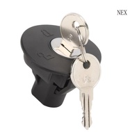NEX Strong Plastic Gas Tanks Lid with Anti Theft Designs Fuels Filler Cap Replacement Replaces 8U5Z9