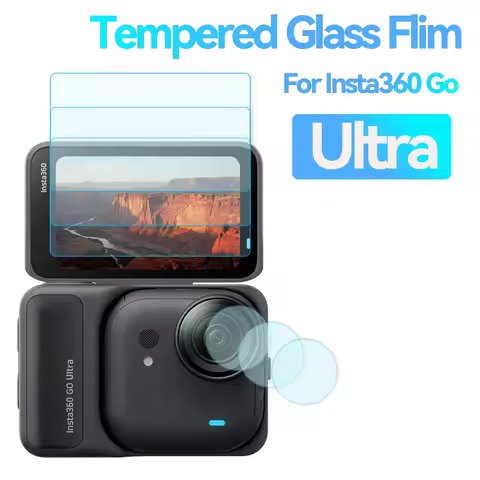 Screen Protector for Insta 360 Go Ultra Tempered Glass Camera Lens Screen Protector Film for Insta 3
