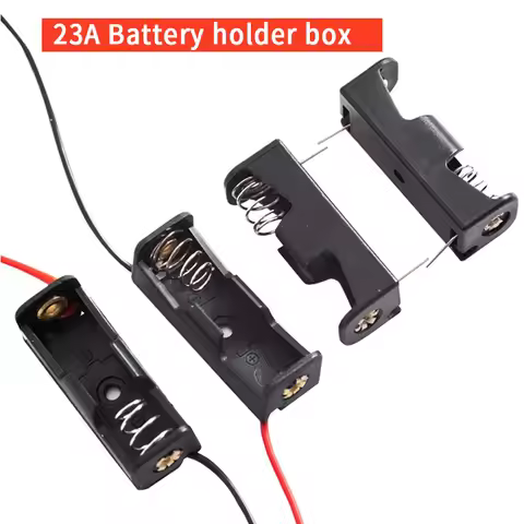 5pcs 12V 23A Battery Case Holder 27A A23 12 Volts MN21 MS21 Batteries Bracket Box with Switch for Le