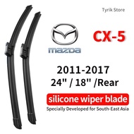 (Front/Rear) Mazda CX5 Wiper Blade Set for 2011-2023 CX-5 Suv car Back Window Wipers windshield wipe