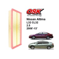Nissan Altima 2.5 L32 CL32 Air Filter OSK Osaka A-N3310U 16546-JA00B 16546-JA00A 16546-JA00C AY120NS