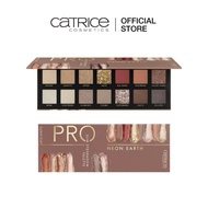 Catrice คาทริซ Pro Neon Earth Slim Eyeshadow Palette 010 เครื่องสำอาง พาเลทแต่งหน้า พาเลท พาเลทตา