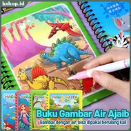 Magic Water Book Magic Coloring Book With Water Marker Water Pen Drawing Book/ Magic Drawing Book Co