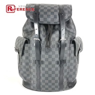 LOUIS VUITTONRFIC Damier 石墨 Christopher 中型背包