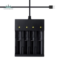 4Bay Smart 18650 Battery Charger,Universal Charger for 3.7Volt Li-Ion Flashlights Headlight 18650 Re