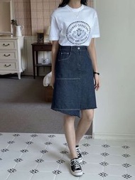 Moci 韓國春季牛仔短裙