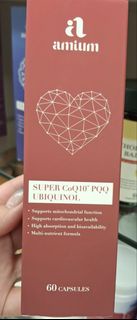 Amium愛蜜兒還原型輔酶Q10膠囊60粒