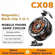 CX08 Pro 23W Mobile Phone Semiconductor Magnetic/ Back-clip Frozen PUBG Game Cooler for IOS Android 