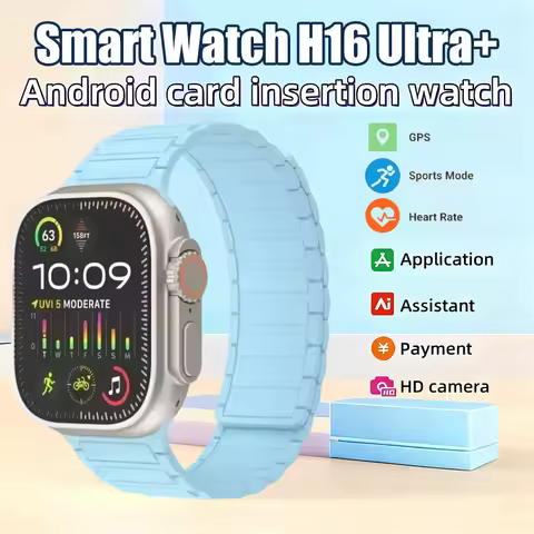 Original Hello Plum H16 Ultra Plus Smart Watch 49mm AMOLED Screen Version Compass 1GB ROM Local Albu