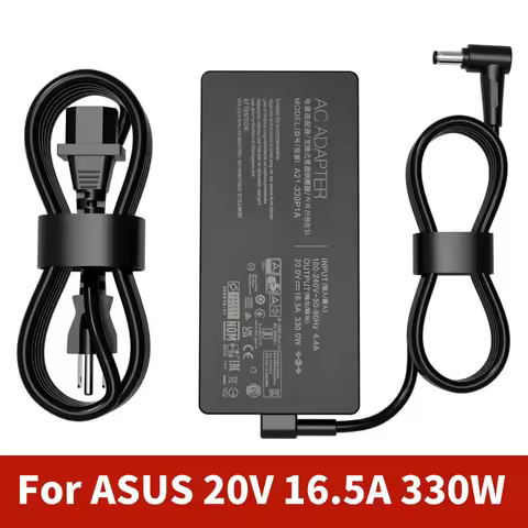 330W 20V 16.5A Laptop Charger For Asus Rog Strix Scar17 18 Zephyrus-Duo-16 G733PY G733CX G834JY A21-