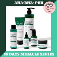 [SOME BY MI] 30DAYS Miracle Series | SOMEBYMI AHA BHA PHA Body Cleanser, Clear Foam, Blackhead Bubble Cleanser, Cream, Toner, Serum