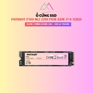 PATRIOT P300 M.2 2280 PCIE GEN 3×4 512GB SSD Hard Drive (Read: 1700MB/s | Write: 1100MB/s) - FULL VA
