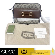 ของแท้ 💯% กระเป๋า GUCCI HORSEBIT 1955 SMALL SHOULDER BAG (BEIGE/EBONY/BROWN)