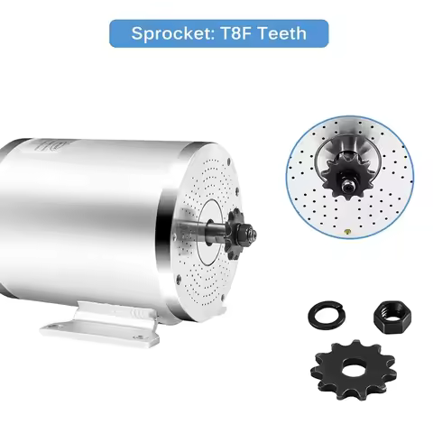 Gifts 48V Go Kart Motor Kit 1000W Electric Brushless DC Motor Kits 3500RPM with 30A BLDC Mid Motor S