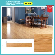 PAKET 1 BOX (27 pcs) TIDY VINYL STICKER ROSE WOOD/BOX=3.753M2